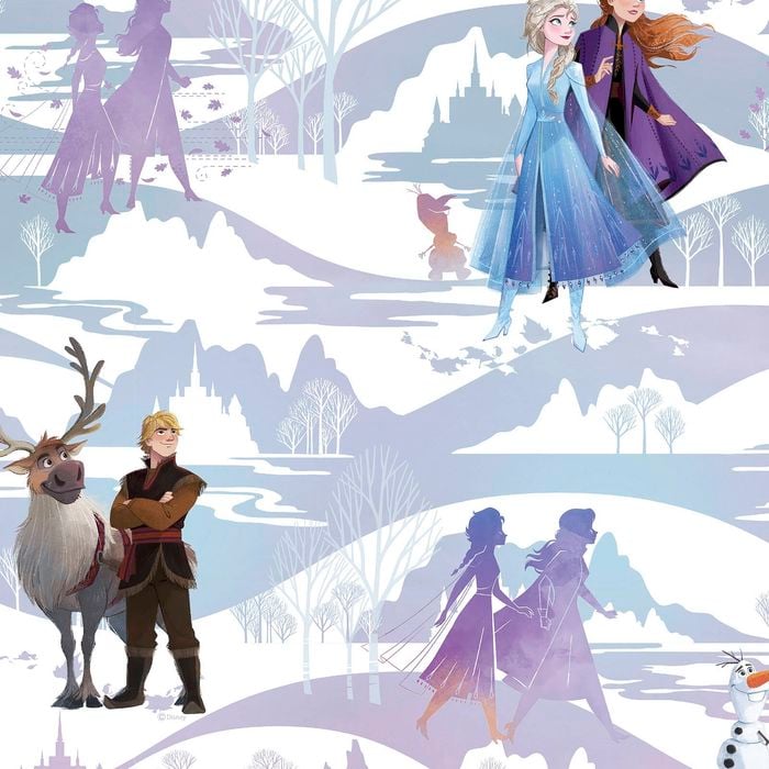 Graham & Brown 1/2m Disney Frozen Scene Multi Wallpaper Sample
