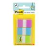 Post-It Highlighting Flags Purple/Blue/Green (24x43mm)