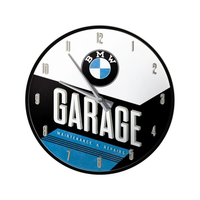 Nostalgic-Art Wall Clock BMW - Garage
