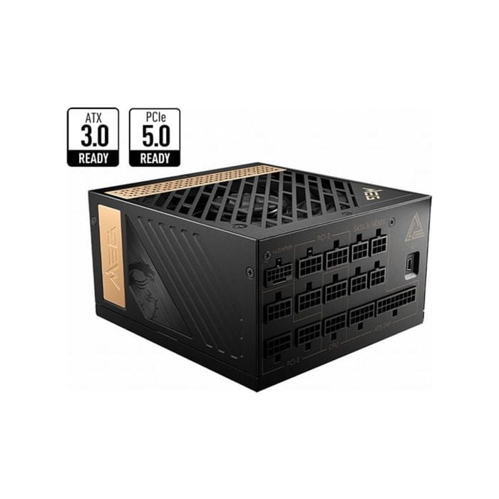Msi Meg Ai1300p Pcie5 1300w 80+ Plat Atx Power Supply