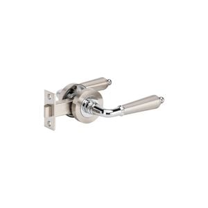 Zanda 75mm Brushed Nickel/Chrome Plate Oxford Passage Set
