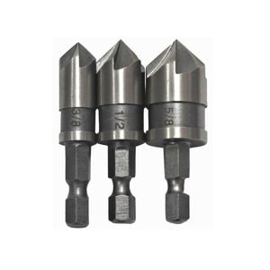 Craftright 3 Piece Countersink Bit Set