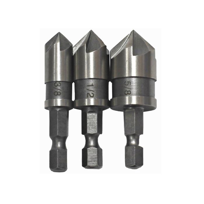 Craftright 3 Piece Countersink Bit Set
