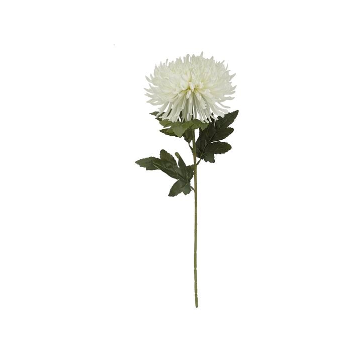 70cm White Spider Mum Artificial Flower