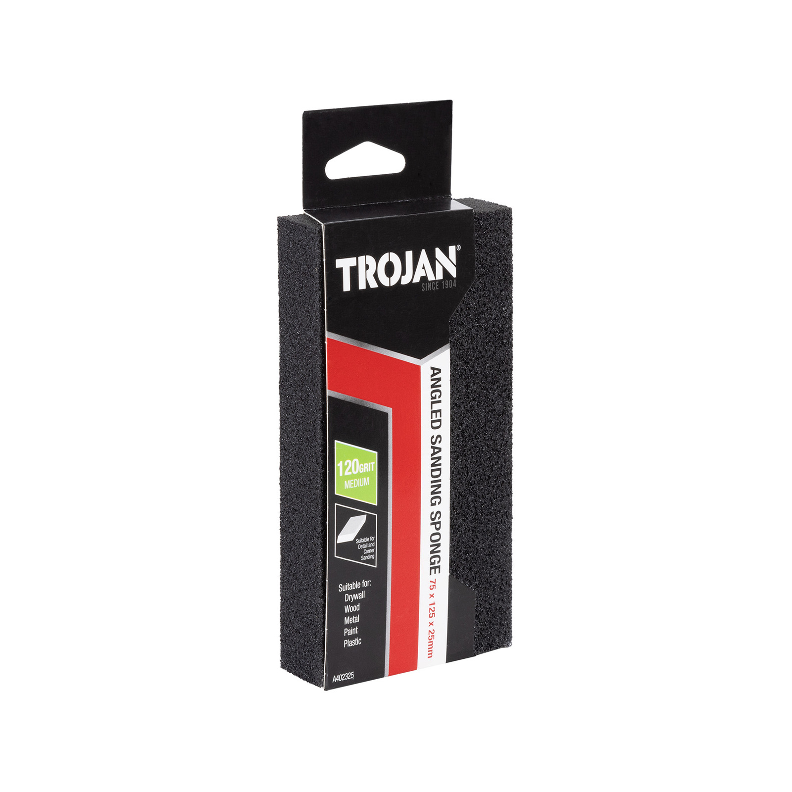 Trojan 120 Grit Angled Sanding Sponge 120 Grit Bunnings Australia