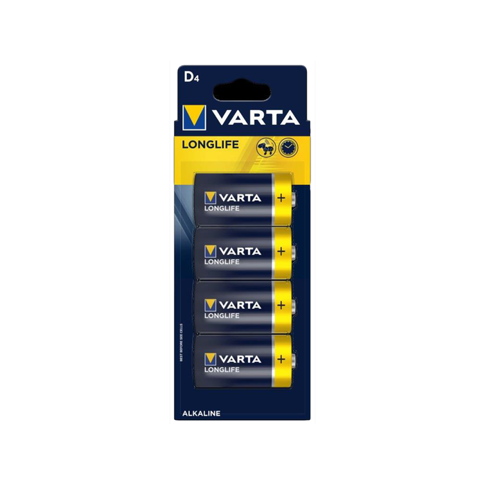 Varta D Alkaline Batteries - 4 Pack