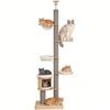 Advwin Cat Tree Cat Tower Floor to Ceiling Scratching Post 263-294cm