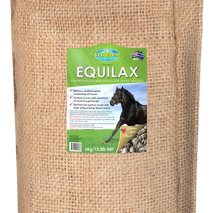 Vetafarm Equilax High Fibre Apple Flavour Pellet Horse Food 6kg