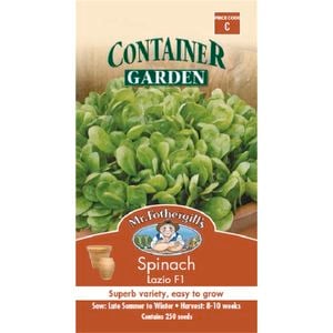 Mr Fothergill's Spinach Lazio Container Seeds
