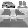 6D Diamond Car Floor Mats for Ford Focus 2005-2010-Full Set-Grey-Outback GT