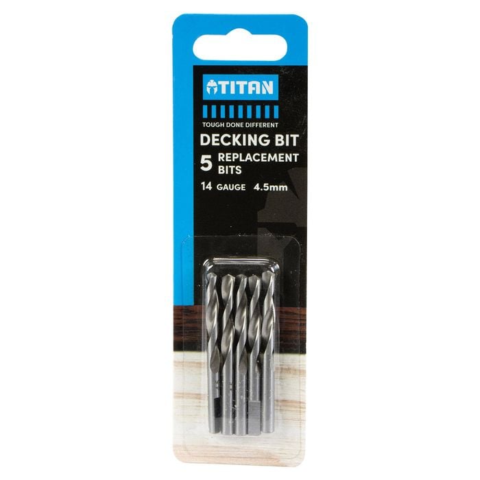 Titan 14G Replacement Drill Bits - Pack of 5