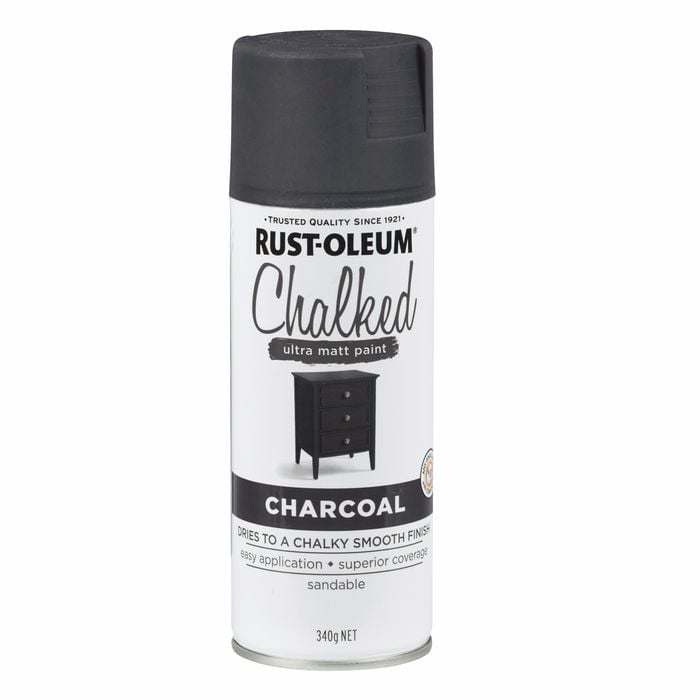 Rust-Oleum340g Charcoal Ultra Matt Chalked Spray Paint