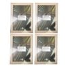 4PK Unigift A4 Panama Photo Picture Frame Home Decor  Assorted