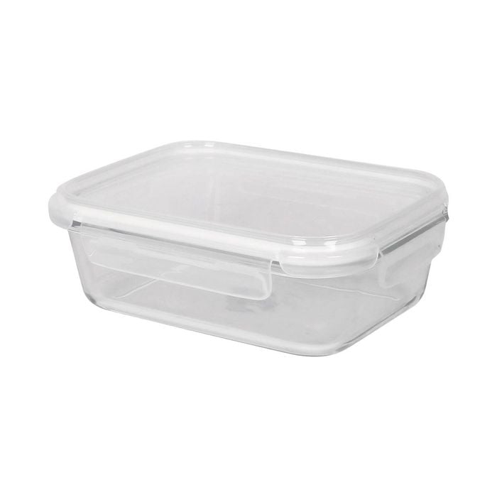 Harbour Housewares Glass Food Storage Container with Lid - 1 Litre