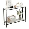 Artiss Console Table Entryway Marble Effect