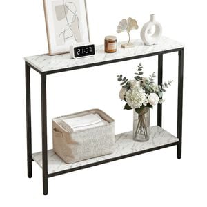 Artiss Console Table Entryway Marble Effect