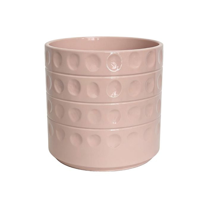 Astin Sinclair 155 x 165mm Peach Blush Dots Ceramic Pot