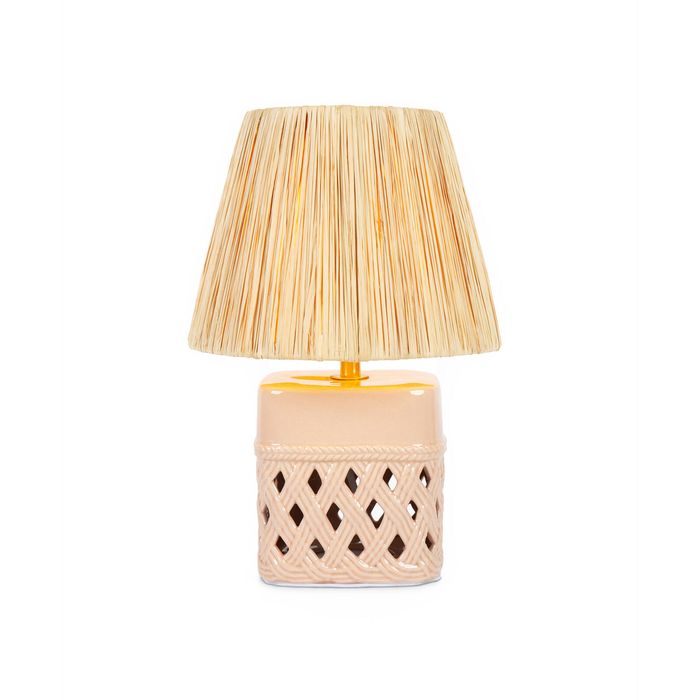 Clay & Kin 34.5cm Pink Nest Table Lamp