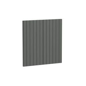 Kaboodle 600mm Grey Fig V-Groove Rangehood Doors - 2 Pack