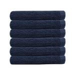 Chateau 6pack Face Washer 33x33cm Navy