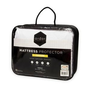 Ardor Double White Cotton Mattress Protector
