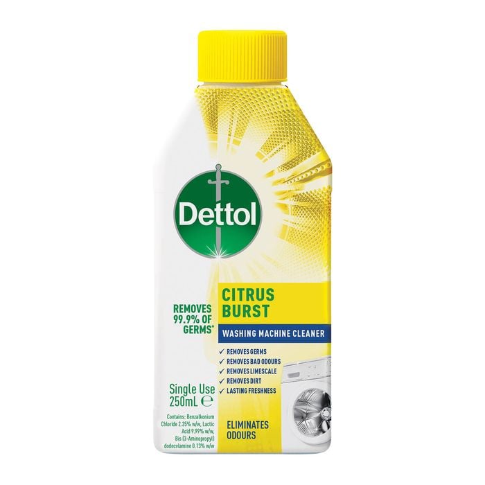 Dettol 250mL Citrus Burst Washing Machine Cleaner