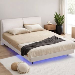 Artiss Queen Bed Frame Adjustable Headboard