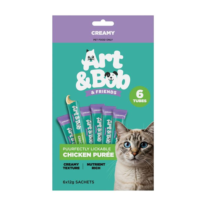 Art & Bob Chicken Puree - Pack of 6