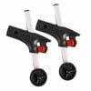 Heavy-duty Wheelchair Anti-tip Wheels - Durable Plastic Safety Set