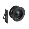Gainsborough Matte Black Circular Passage Sliding Cavity Door Set