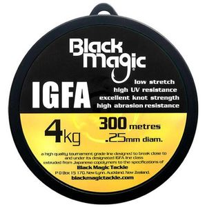 Black Magic 300m IGFA Clear Monofilament Fishing Line 4Kg