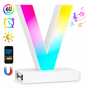 MAGNETIC LED LIGHT LETTER V