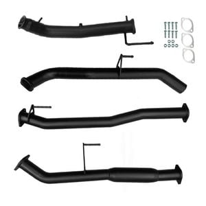 Ignite Exhausts Turbo Back For Nissan D23 Navara Np300 3" With Hotdog Black Aluminised Steel