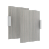 Lugna 512 x 750 x 16mm Mist Double Doors