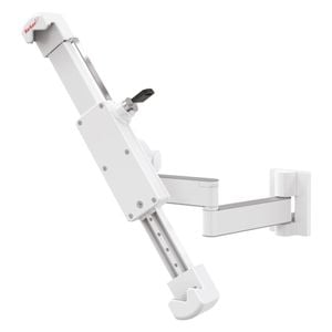 Barkan 7 - 14 Inches White Lockable Tablet Mount Holder