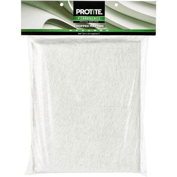 Protite Fibreglass 1 x 1m Chopped Matting