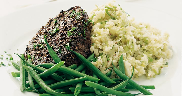 Pepper Steak With Mash Recipe | Matador BBQs