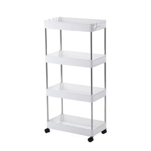Sherwood Home 4 Tiers Organiser - White - 40x22x86cm