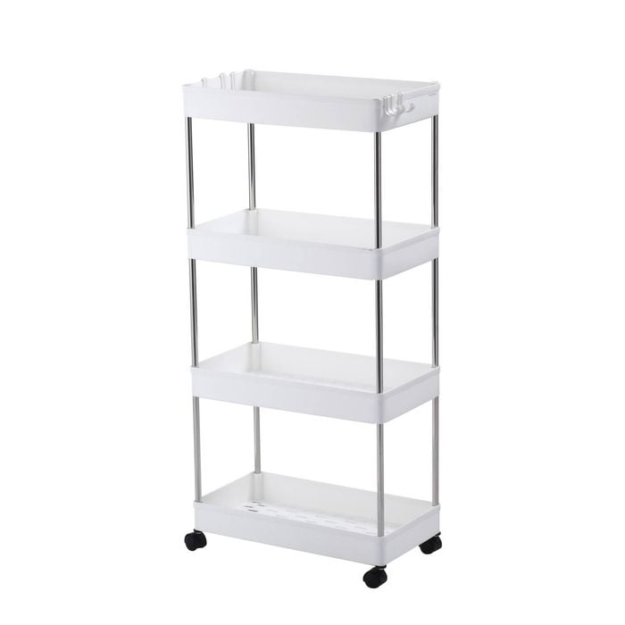 Sherwood Home 4 Tiers Organiser - White - 40x22x86cm