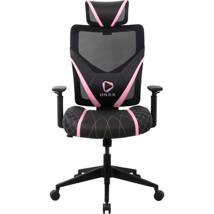 ONEX GE300 Breathable Ergonomic Gaming Chair - Black/Pink