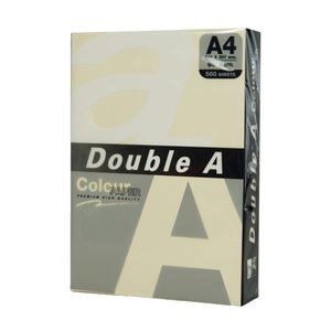 Double A A4 80gsm Pastel Colour Copy Paper 500pcs (Ivory)