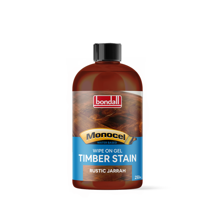Bondall 250ml Rustic Jarrah Monocel Wipe-On Gel Stain