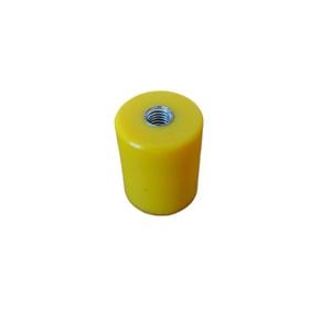 Isoflex M10 30x40mm Yellow Cylindrical Polymer Equipment Mount