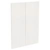 Kaboodle 900mm Modern Gloss White Medium Pantry Doors - 2 Pack - Modern