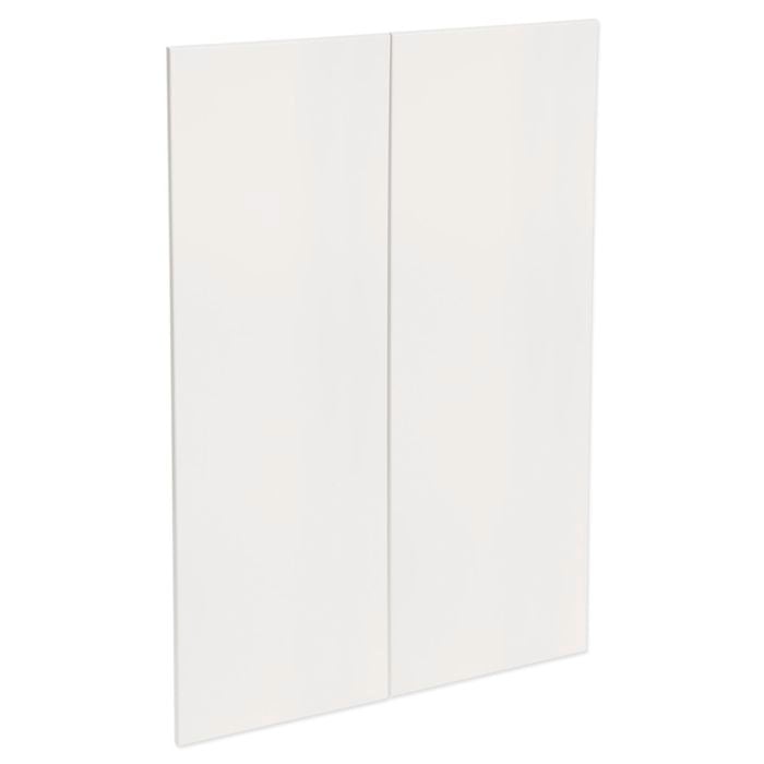 Kaboodle 900mm Modern Gloss White Medium Pantry Doors - 2 Pack - Modern