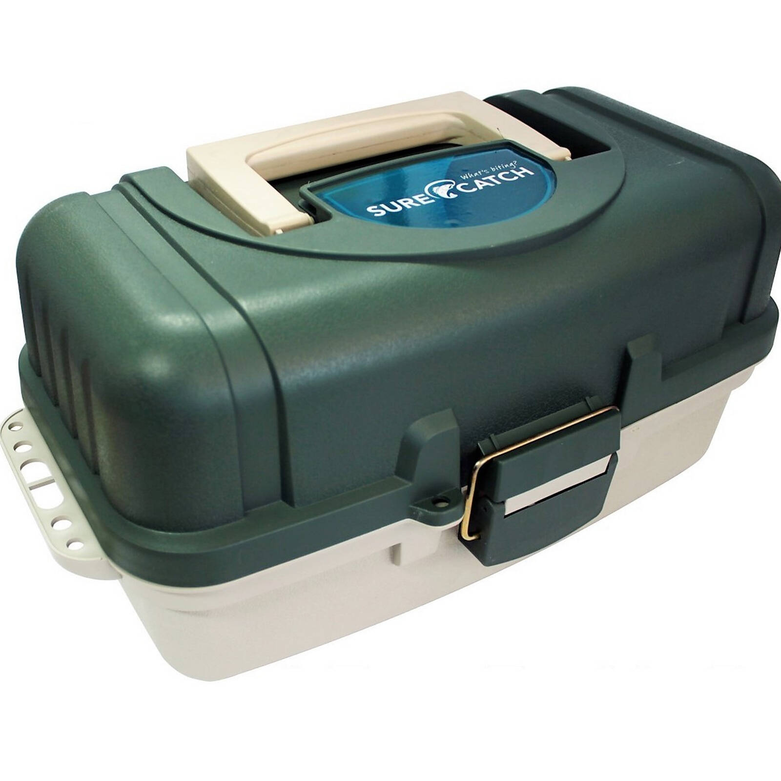 bunnings tackle box Surecatch Heavy Duty Fishing Tackle/Tool Box - 2 Tray Tackle Box