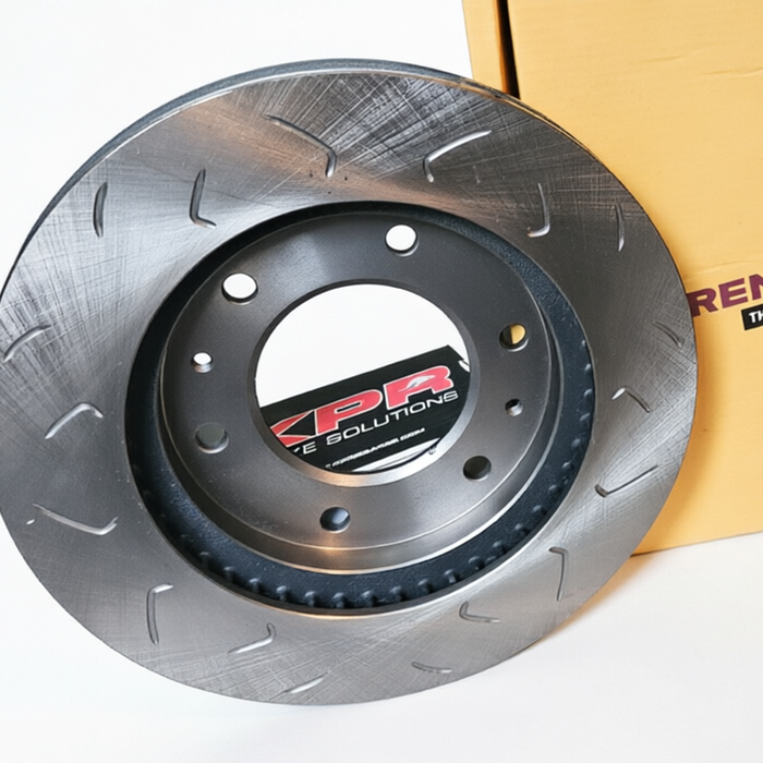 Kpr Premium Slotted Disc Brake Rotor (PAIR) FOR Nissan Patrol Y61/y60 Gr Gu 1997-2016 306mm Front P625zs