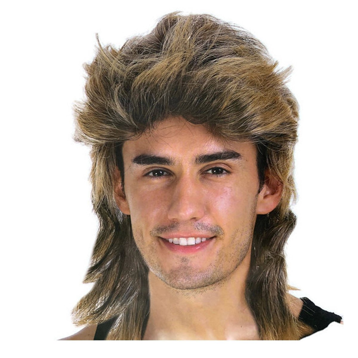 Mullet Wig Hair Costume Party Dress Up 70s 80s Aussie Bogan Rock Golden — free download