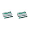 2x 5pc Lamy Hangsell T10 Fountain Pen Ink Plastic Cartridges Moderate Flow Green