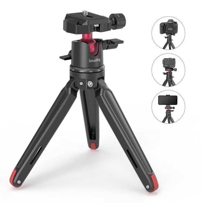 Smallrig Tabletop Mini Tripod With Panoramic Ball Head